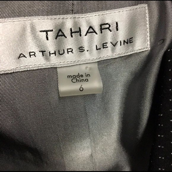 Tahari‎ Womens One-Button Black Blazer Size6 - Picture 7 of 7